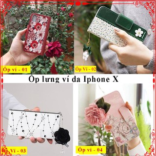 Ốp Ví bao Da Iphone X