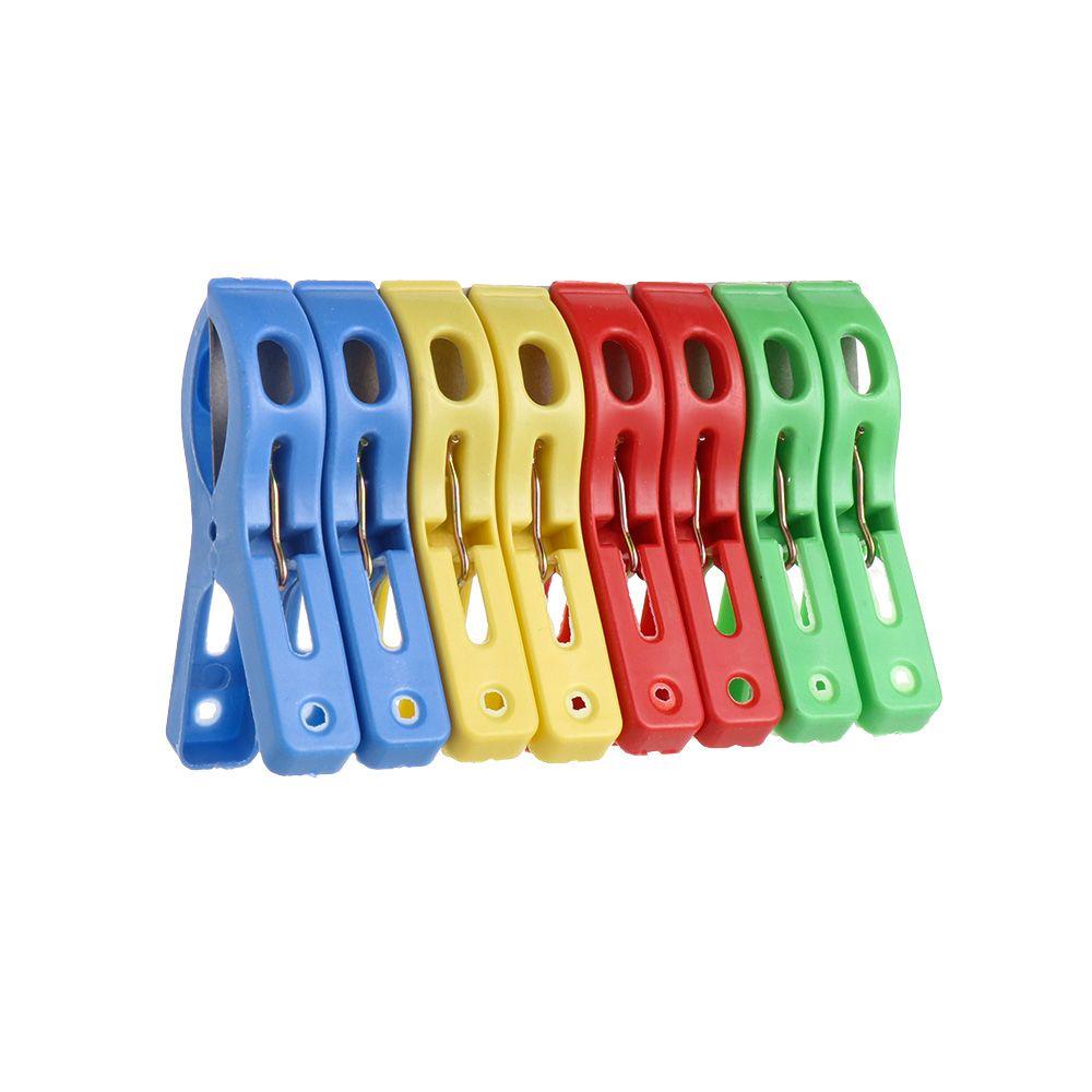 MYRONGVN 16Pcs Hangers Clips Plastic Kitchen Pins Clothespins