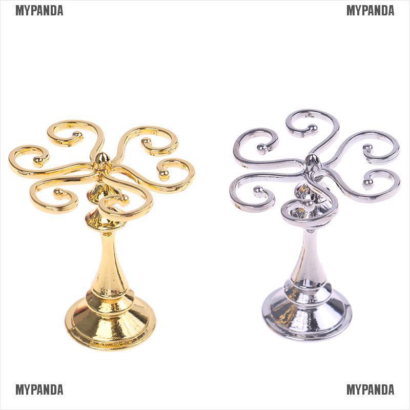 Mô hình giá đỡ cốc nước mini bằng kim loại tỉ lệ 1:12 trang trí nhà búp bê dễ thương