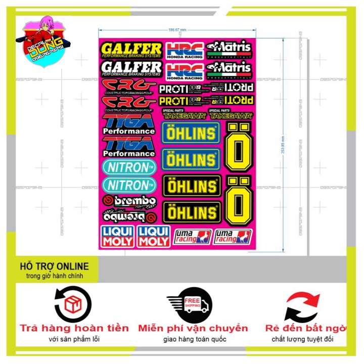 30 LOGO STICKER THƯƠNG HIỆU NỔI TIẾNG 03 - DUNG DECAL