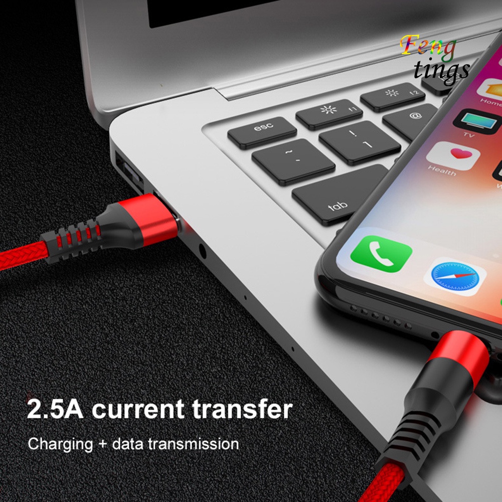 Cáp sạc truyền dữ liệu 3a Micro Usb Type-C thích hợp cho Android Iphone