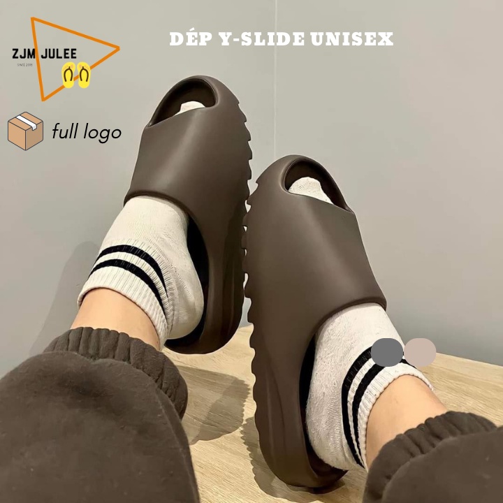 Dép bánh mì SLIDE Y nam nữ cao cấp Dép xịn dập logo và form chuẩn size 210