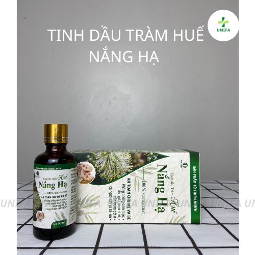 Tinh dầu, tinh dầu tràm Huế Nắng Hạ - Dầu tràm cho bé giúp phòng chống cảm, xua đuổi côn trùng, pha nước tắm cho bé