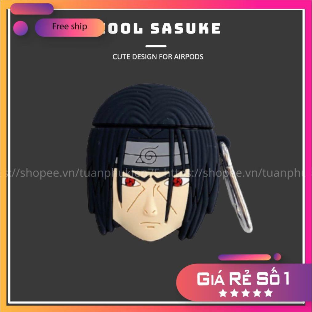 Airpods Case ⚡Freeship ⚡ VỎ BỌC AIRPODS SASUKE Case Tai Nghe Không Dây Airpods 1/ 2/ i12/ Pro