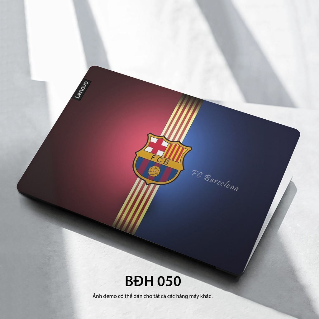 Bộ skin dán laptop mẫu Logo Barcelona / Có mẫu decal dán cho tất cả các hãng máy tính