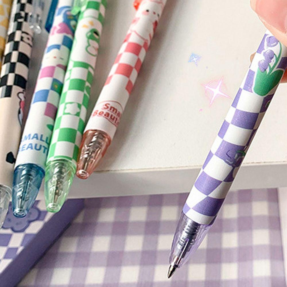 Bút Mực Gel Họa Tiết Hoạt Hình Gấu / Cún Trung Tính Dùng Làm Quà Tặng Cho Học Sinh