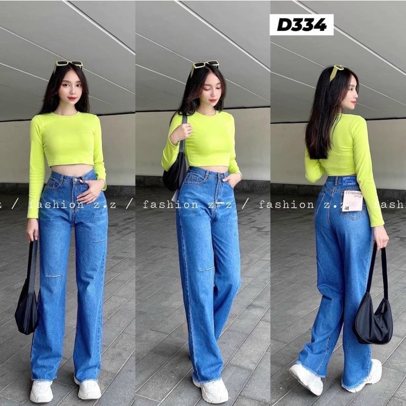 ÁO THUN CROPTOP TAY DÀI XỎ NGÓN NHIỀU MÀU MS11543 (G2- 1)