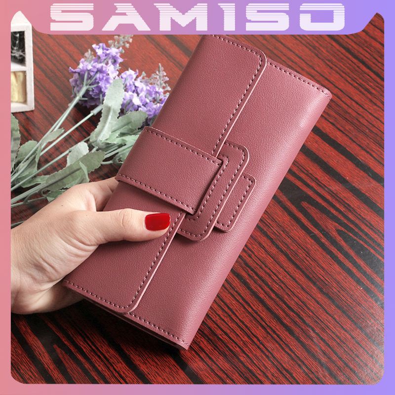 Ví nữ dài cầm tay đẹp đựng tiền cầm tay nhiều ngăn thời trang cao cấp DA4 | BigBuy360 - bigbuy360.vn