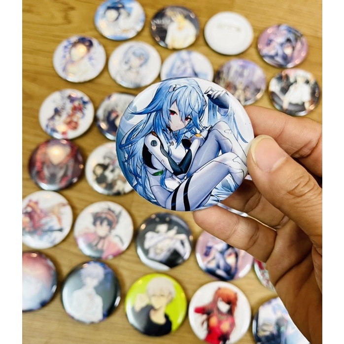 Huy hiệu anime shin seiki Evangelion 3 cái khác nhau