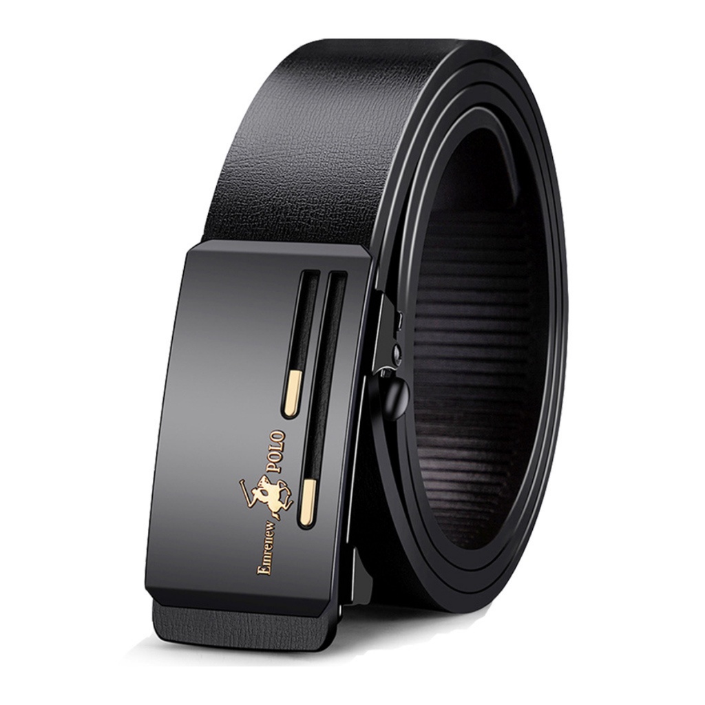 Thắt lưng nam cao cấp, dây nịt nam da bò EMRENEW POLO M1, full hộpj