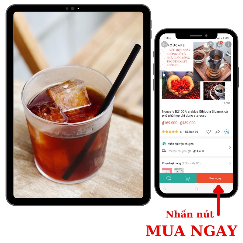Cà phê đặc sản DakLak, cà phê espresso KHÁC BIỆT 02, hậu vị đậm đà, hương vị cà phê robusta đặc trưng - Noucafe | BigBuy360 - bigbuy360.vn
