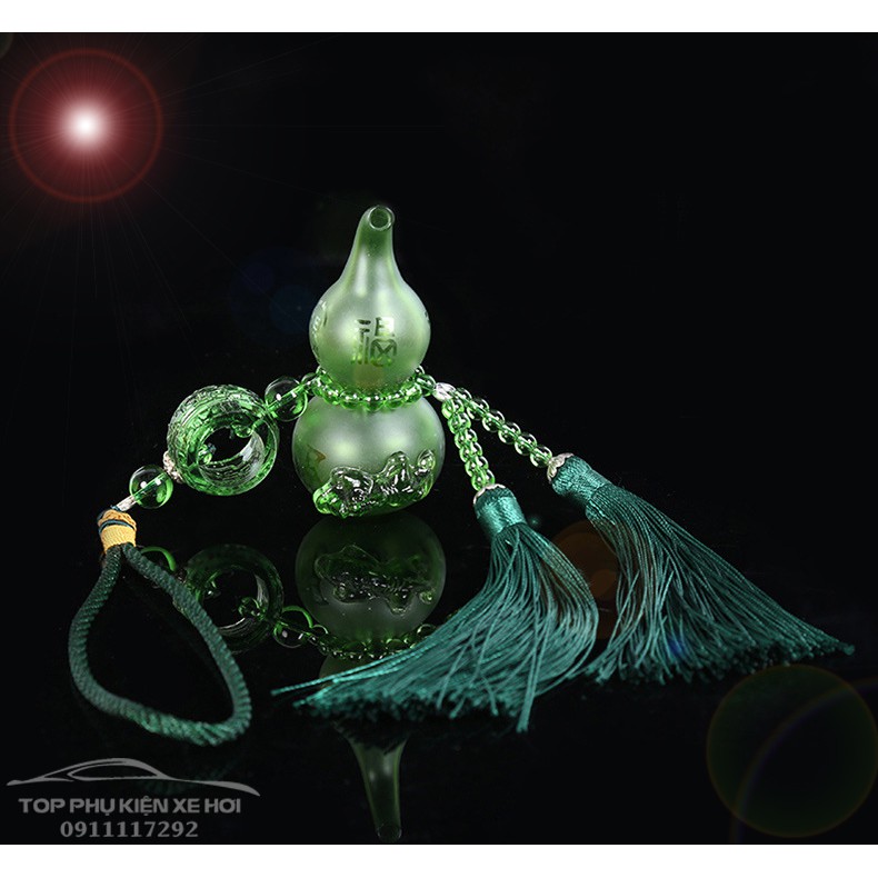 Hồ lô thủy tinh cao cấp treo xe trang trí ô tô | BigBuy360 - bigbuy360.vn