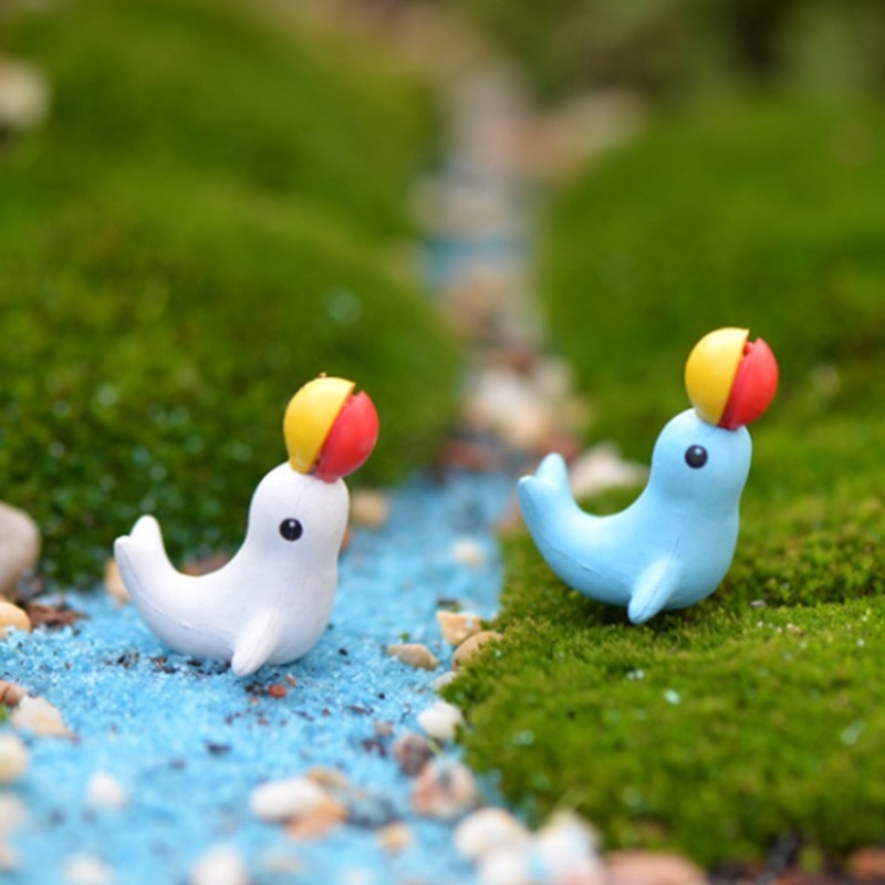 Set 5 Cá Heo Mini Trang Trí Sân Vườn