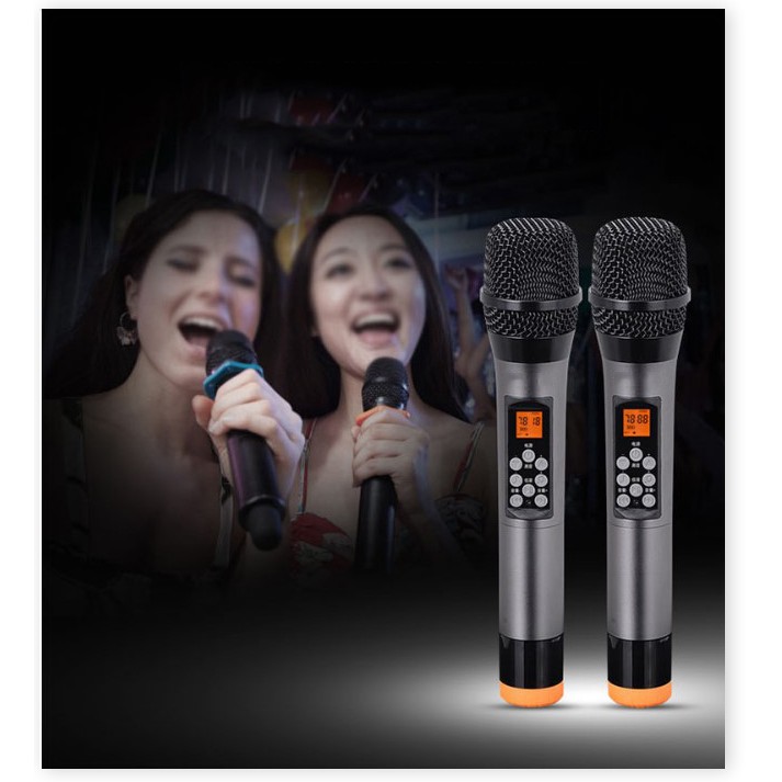 [Xả Kho] Combo Trọn Bộ 2 Micro Không Dây UHF Bộ Micro Bose BS-992 chuyên chống hú rít trong phòng Karaoke, Mic đa năng c