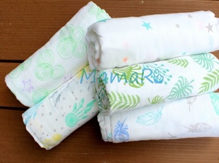 ( Lẻ 1 chiếc ) Khăn quấn Đa năng MamaRu
