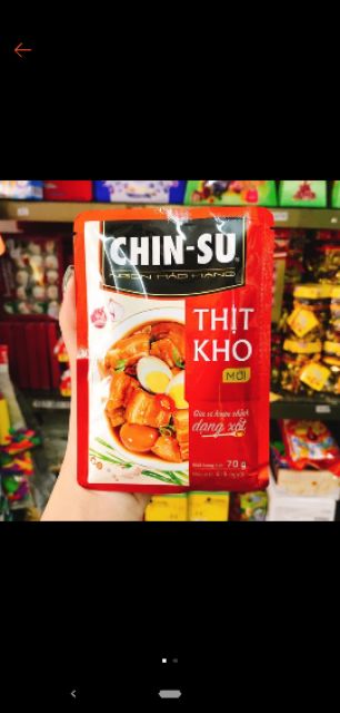 GIA VỊ KHO THỊT CHINSU TÚI 70G