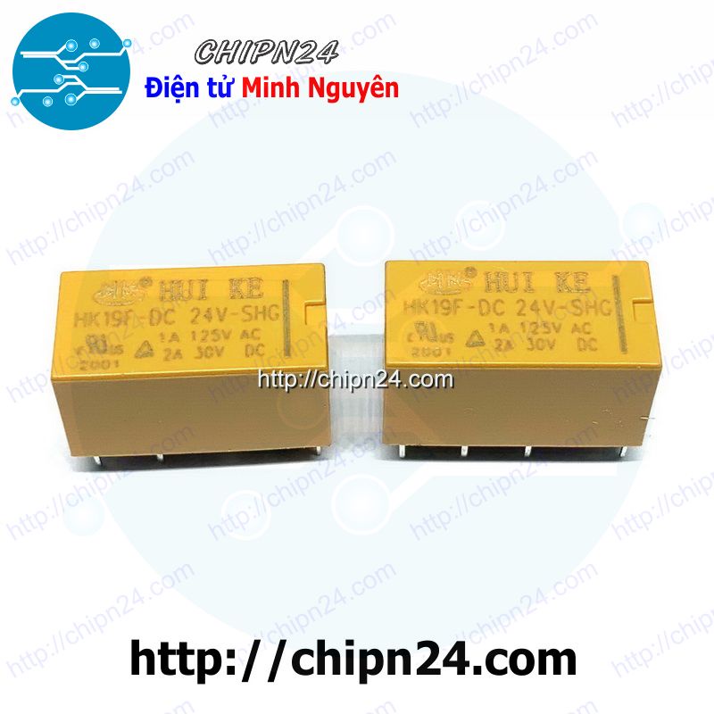 [1 CON] RELAY 8 CHÂN 24V-1A HK19F-DC24V-SHG (8P24V1A)