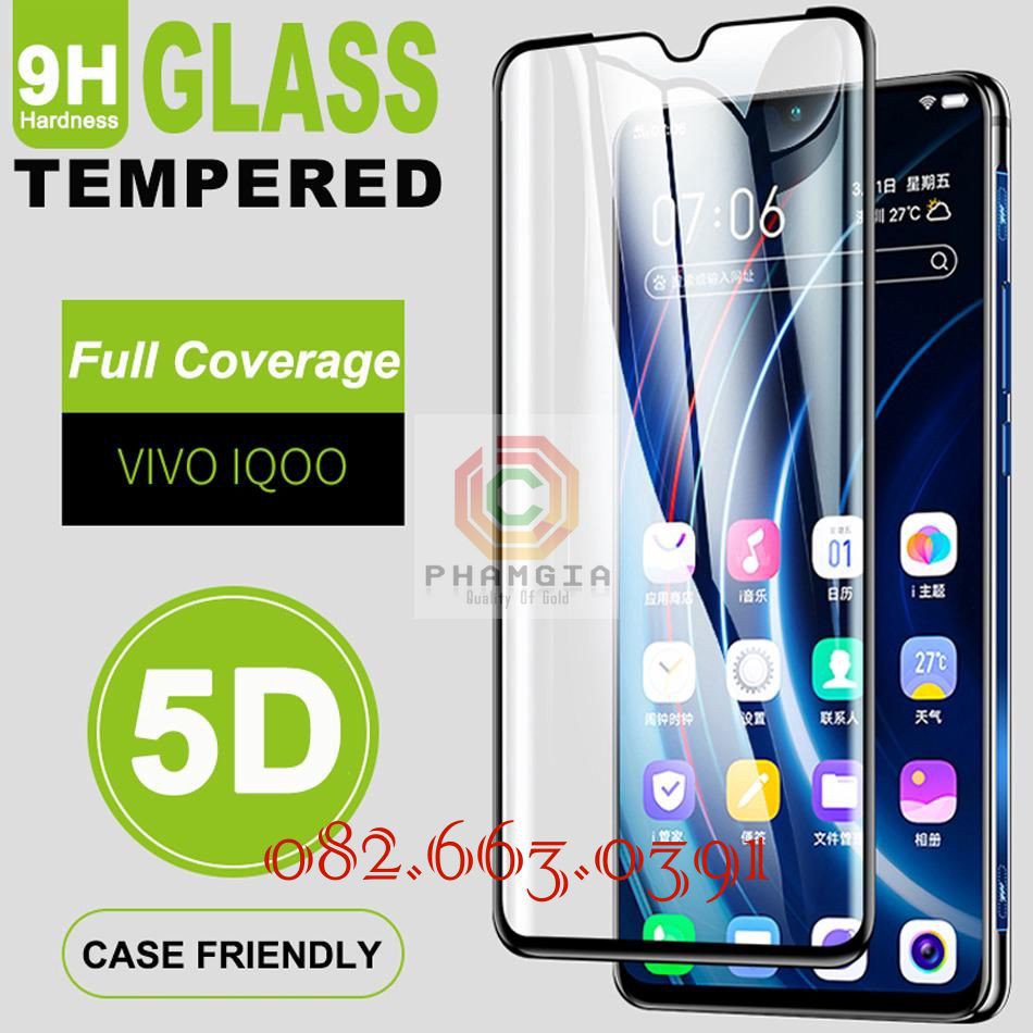 Kính cường lực Vivo IQOO full màn hình siêu bảo vệ