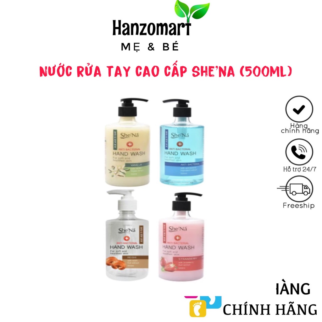 NƯỚC RỬA TAY DIỆT KHUẨN Shena 500ml MALAYSIA