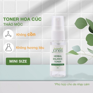 Sample Toner cấp ẩm da mụn nhạy cảm từ hoa cúc The Beauty of Jones