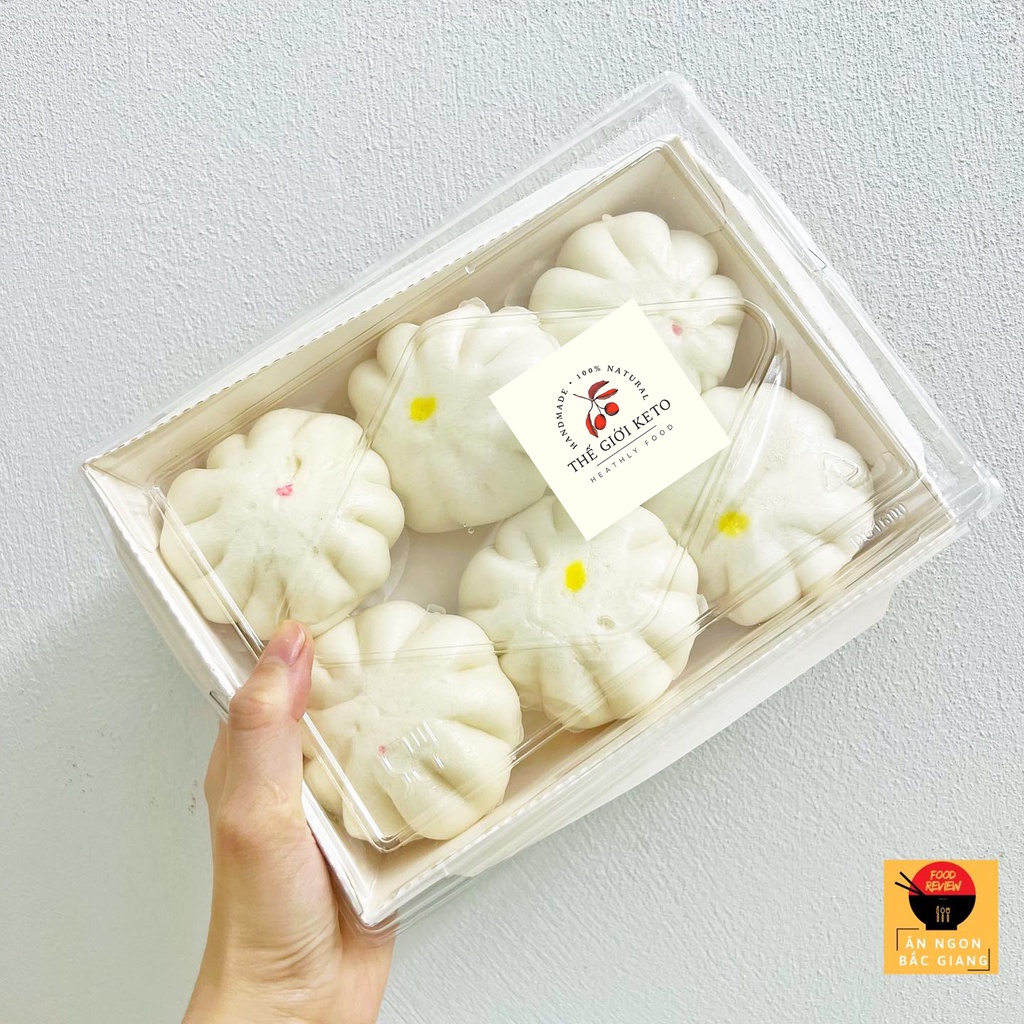 Bánh bao xá xíu phô mai men tươi