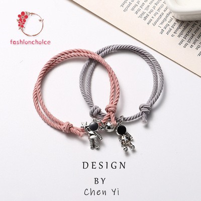 Vòng tay từ tính mặt hình phi hành gia thời trang cổ điển Hàn Quốc cho cặp đôi | BigBuy360 - bigbuy360.vn