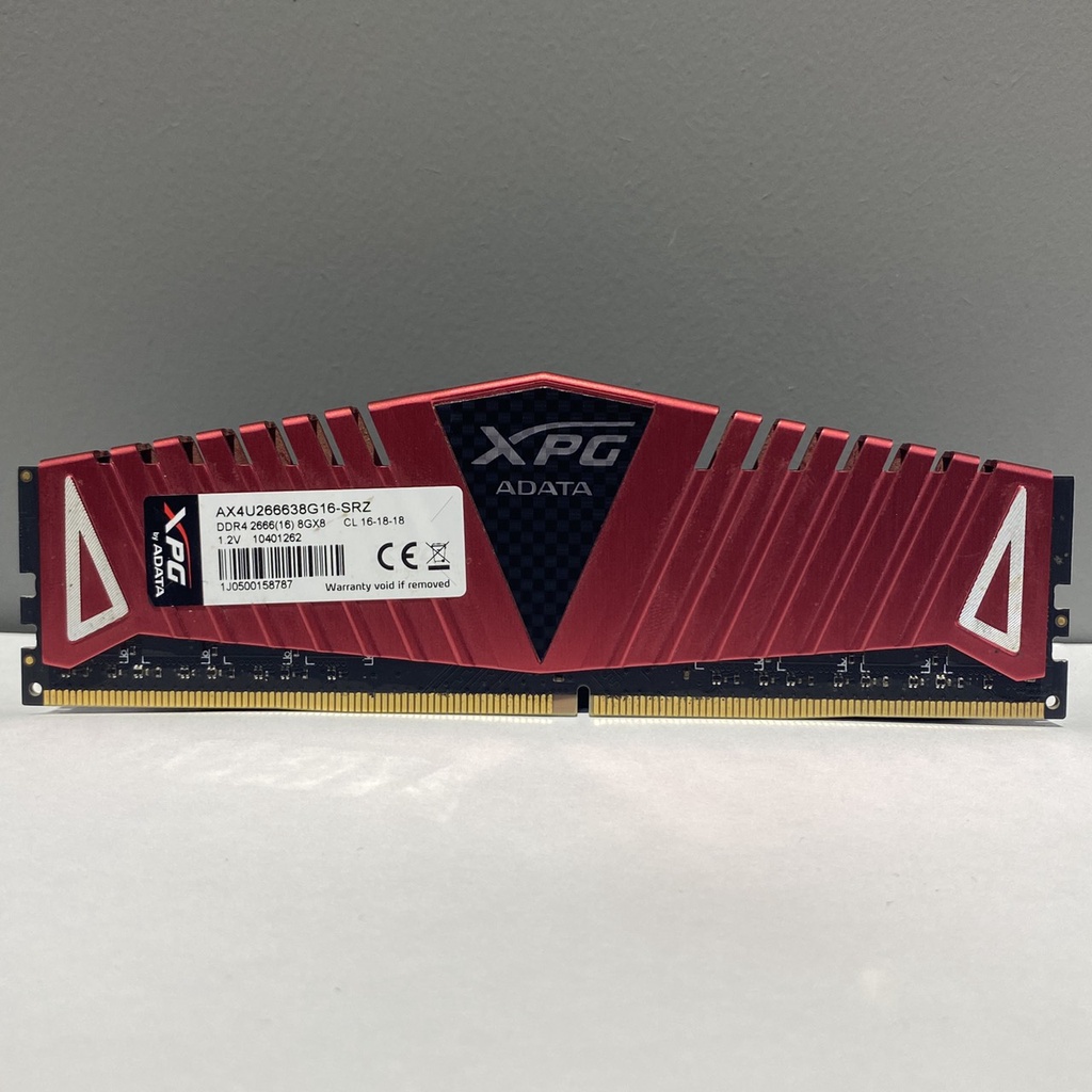 Ram DDR4 8G/2666 Adata XPG Gammix D10 (AX4U266638G16-SRG) Tản Nhiệt - Hàng cũ BH 1 tháng