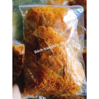 Bánh tráng khô gà và bánh tráng khô bò