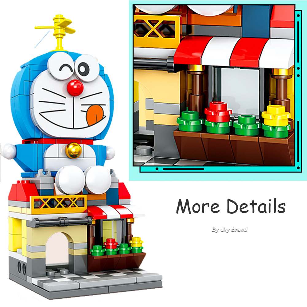 Bộ Đồ Chơi Lắp Ráp Lego Hình Doraemon Diy Dành Cho Trẻ Em