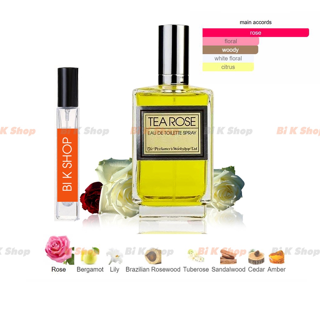 Bi K Shop - Nước hoa Tea Rose Perfumer's Workshop [Mẫu thử]