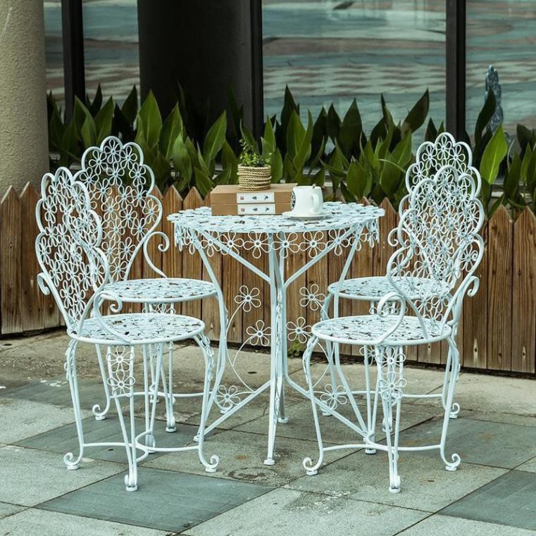 Bộ bàn ghế sân vườn nhôm đúc cao cấp