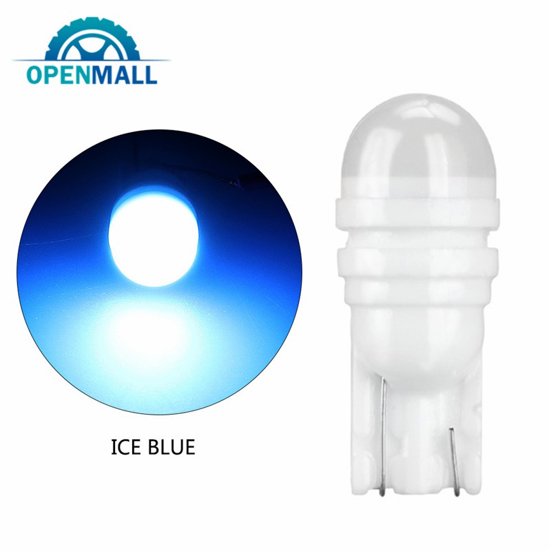 Bộ 2 đèn LED T10 W5W bằng sứ cho trang trí xe hơi