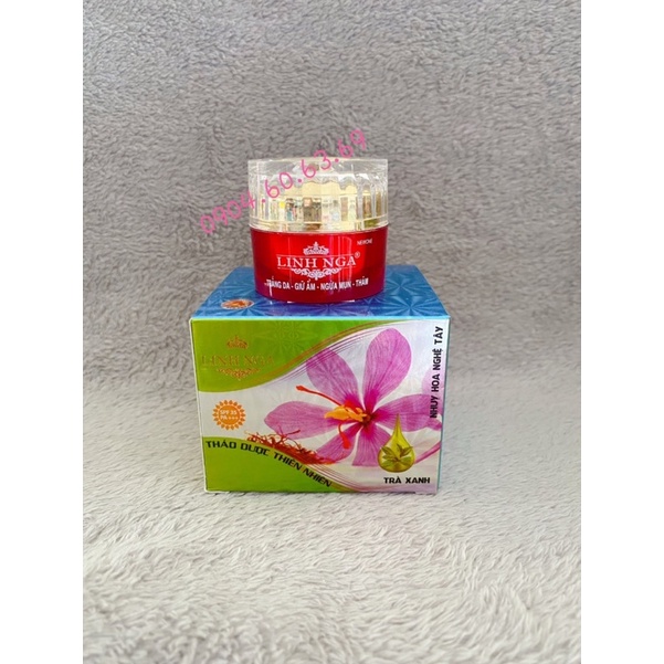 Kem LINH NGA 16g NHUỴ HOA NGHỆ TÂY Dưỡng Trắng-Chống Nắng-Ngừa Mụn-Thâm