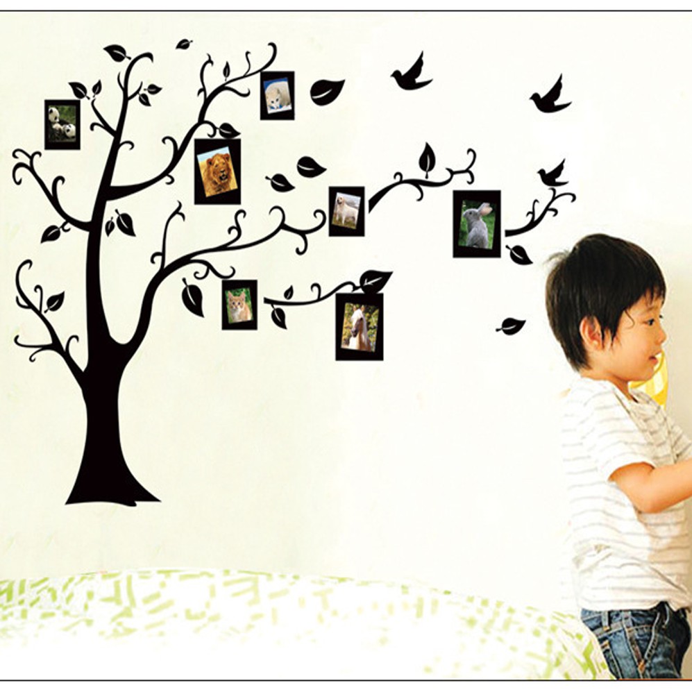 Bộ Decal Tranh Trang Trí Dán Tường Phòng Khách &amp; Phòng Ngủ T02