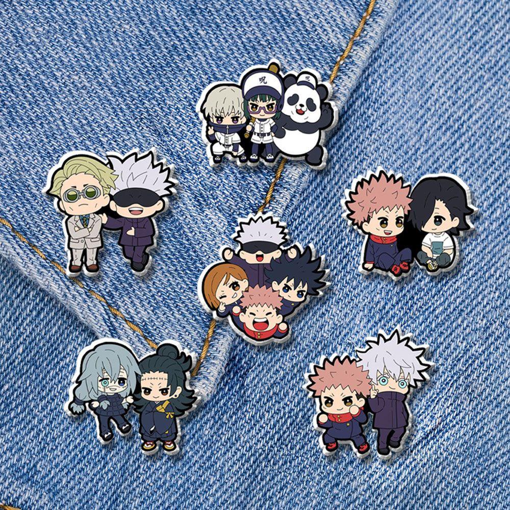 Ghim Cài Áo Bằng Acrylic Hình Nhân Vật Hoạt Hình Anime Cho Trẻ Em