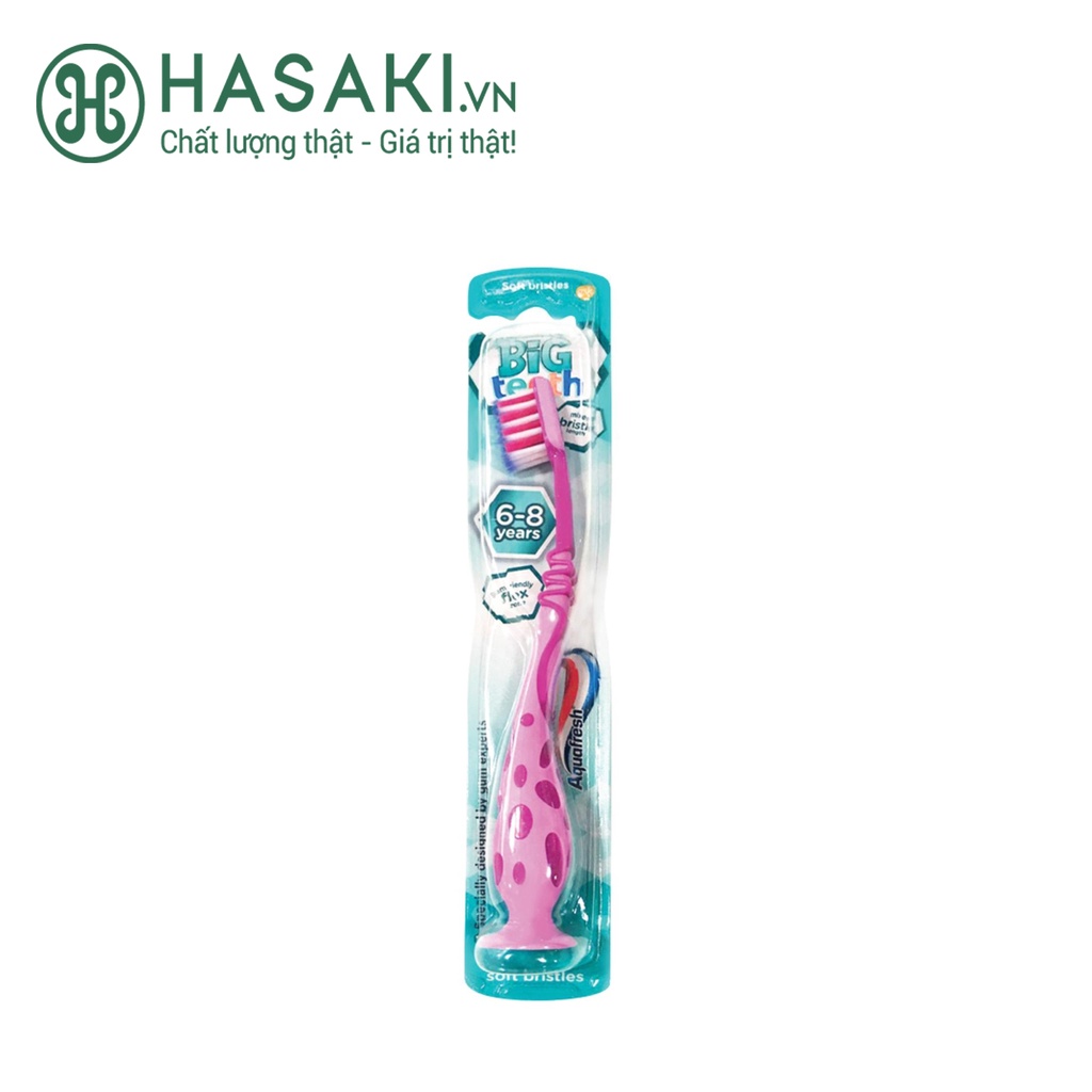 Bàn Chải Đánh Răng Aquafresh Big Teeth Cho Trẻ Từ 6-8 Tuổi Kid Big Teeth (Màu Ngẫu Nhiên)