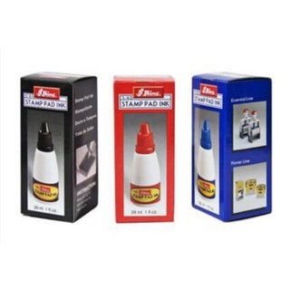 Mực dấu Shiny 28ml,mực dấu đỏ,mực dấu xanh,mực dấu đen