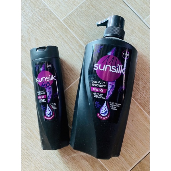 Dầu gội Sunsilk mềm mượt dịu kì 650g và 170g