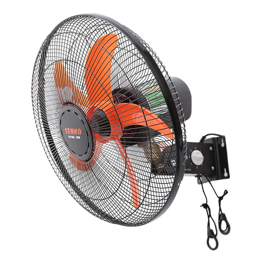 [HỎA TỐC] Quạt treo tường công nghiệp 5 cánh, 2 dây Senko TC16 bảo hành 24 tháng chính hãng
