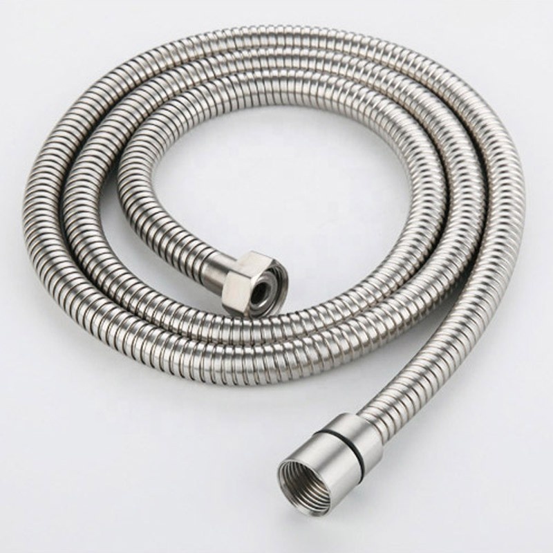Bộ sen cây tắm đứng nóng lạnh Inox 304 màu Trắng mờ với bát sen và tay sen tròn dẹt cao cấp