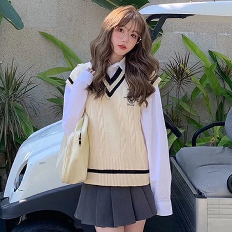 Set Gile Be Kèm Sơmi Học Sinh