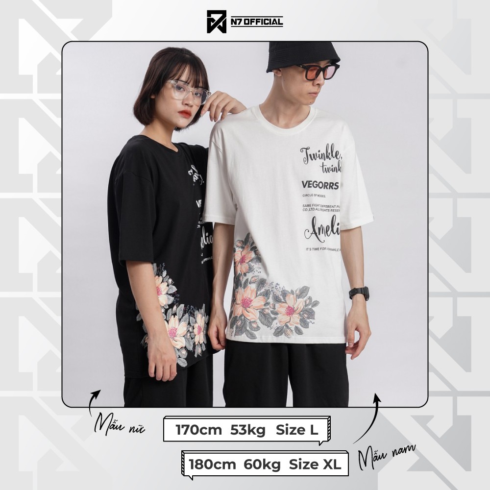 Áo thun VEGORRS N7 Unisex phông trơn nam nữ tay lỡ mùa hè oversize form rộng thời trang phong cách Hàn Quốc | BigBuy360 - bigbuy360.vn