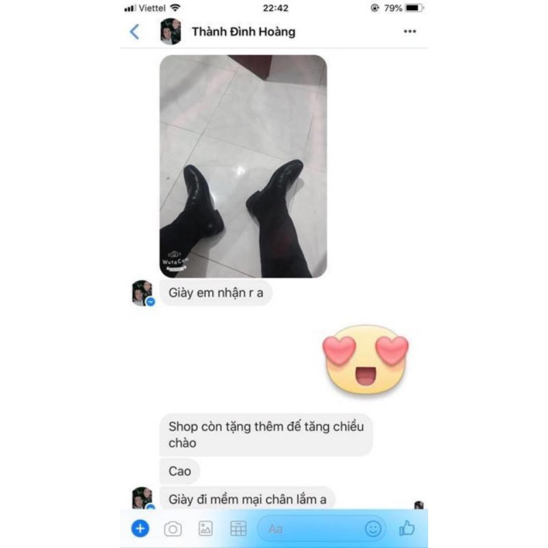 Giày Chelsea Boots Nam Classic Tăng Chiều Cao - Da Bò Siêu Êm