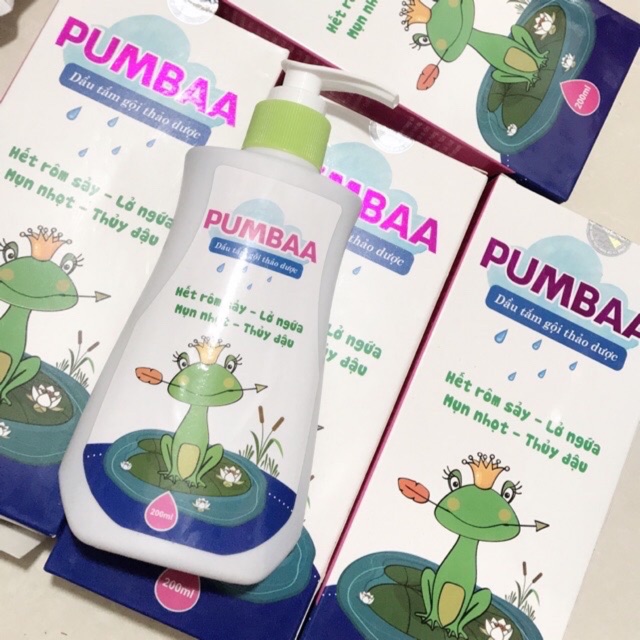 [CHÍNH HÃNG] Sữa tắm gội thảo dược Pumbaa 200ml