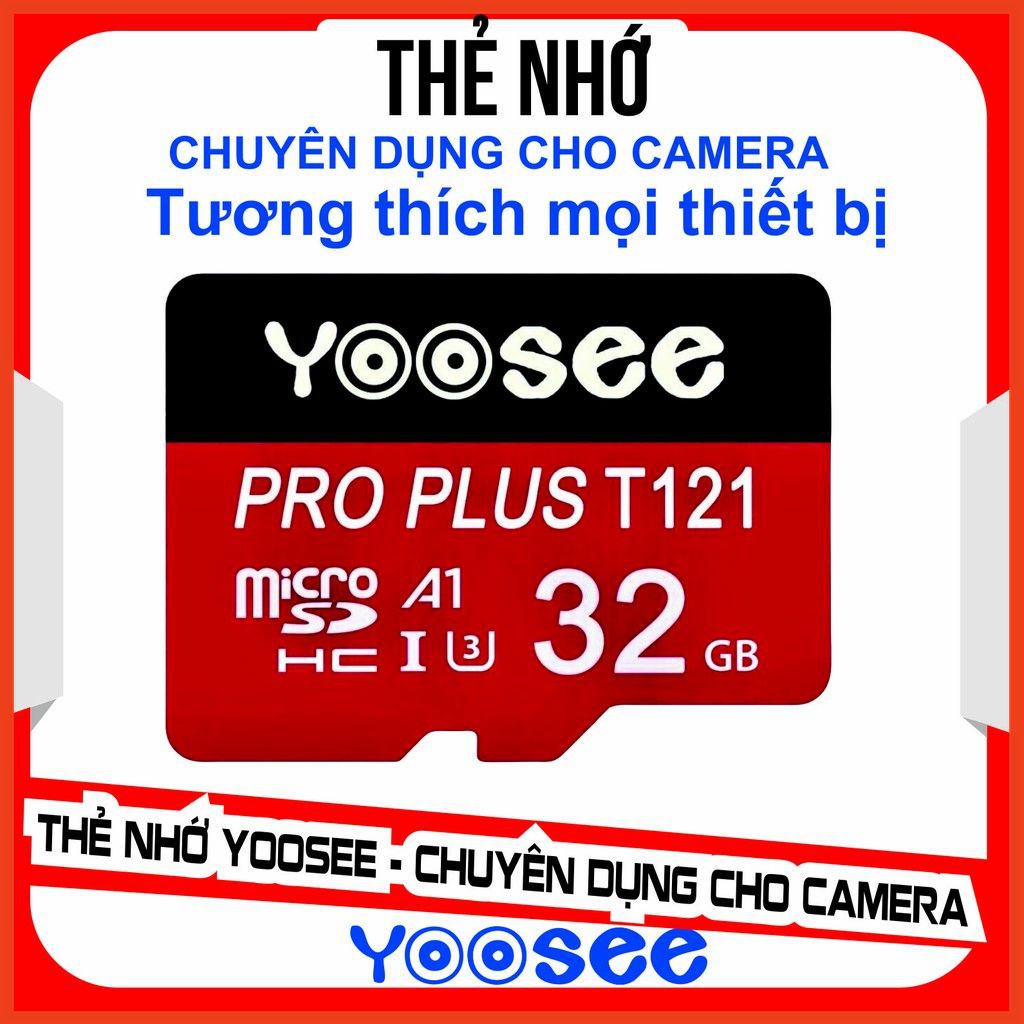 Giá dùng thử - Thẻ nhớ YooSee 32GB cao cấp - chuyên dụng cho camera