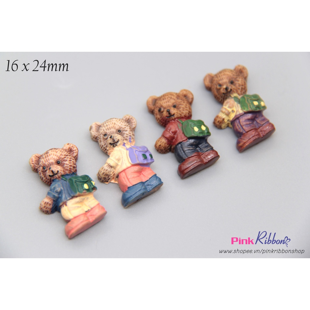 [Set 5c] Gấu nhựa nhí vintage