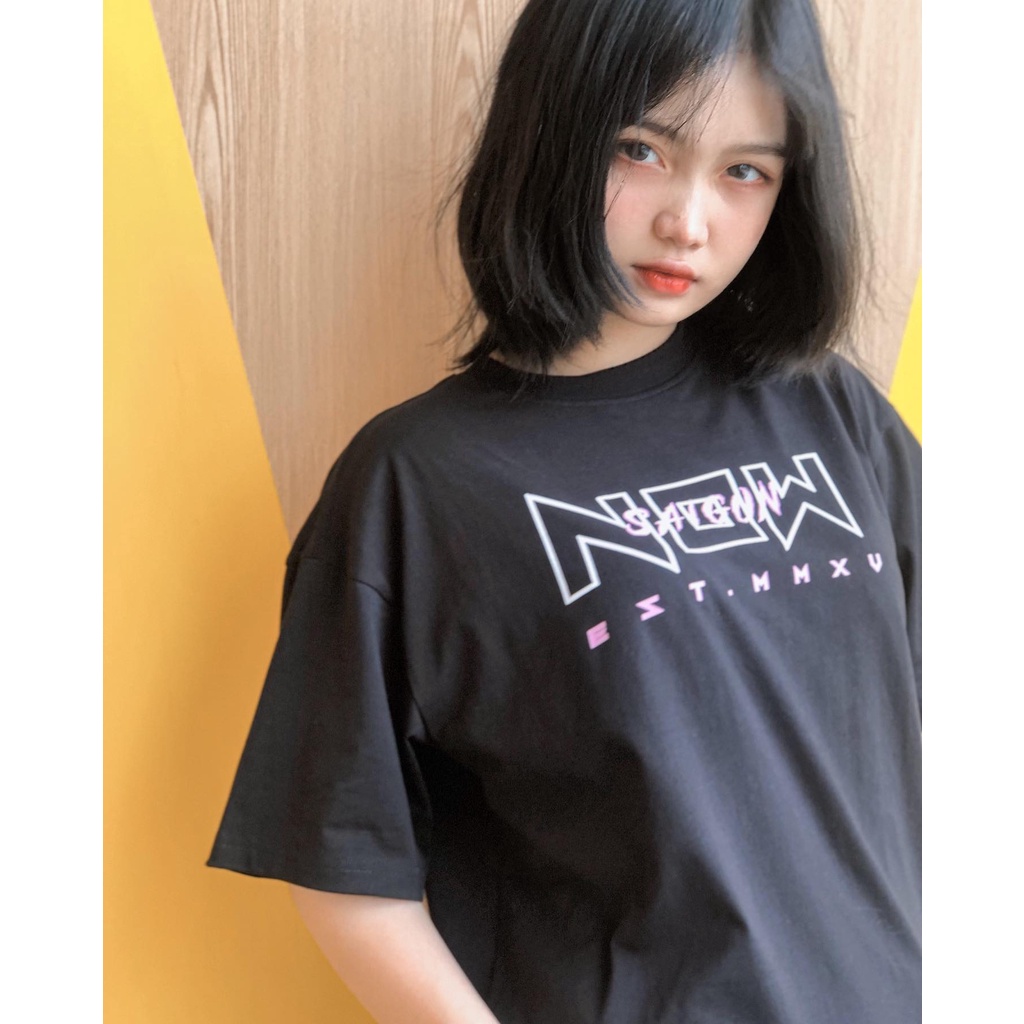 Áo thun NOW sài gòn I&O TEE Local brand Full tag Nam nữ - Gin Store
