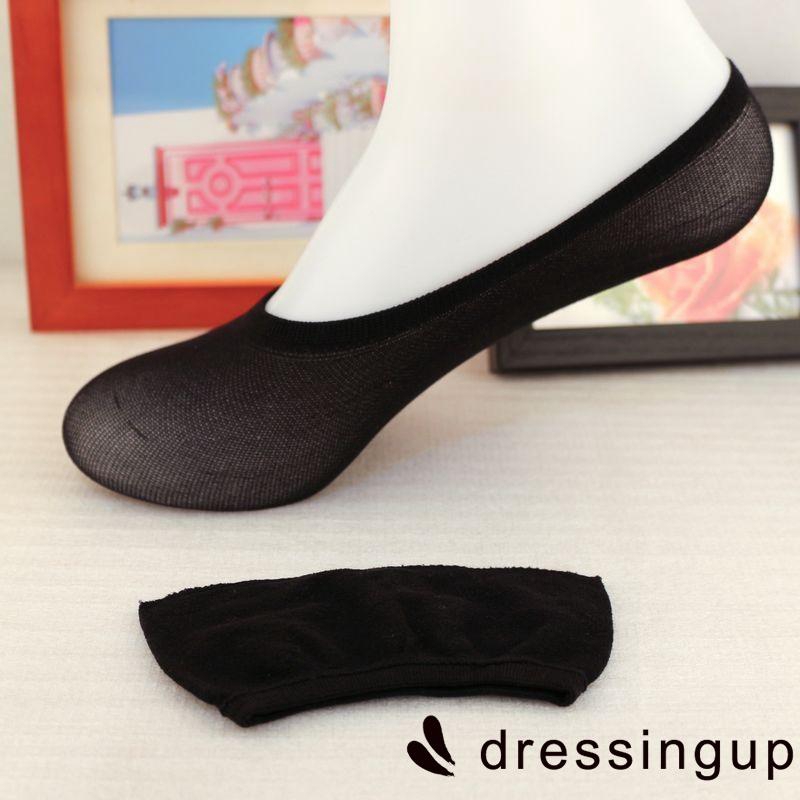 Bộ 10 đôi vớ cotton cổ thuyền chống trượt thời trang cho nữ