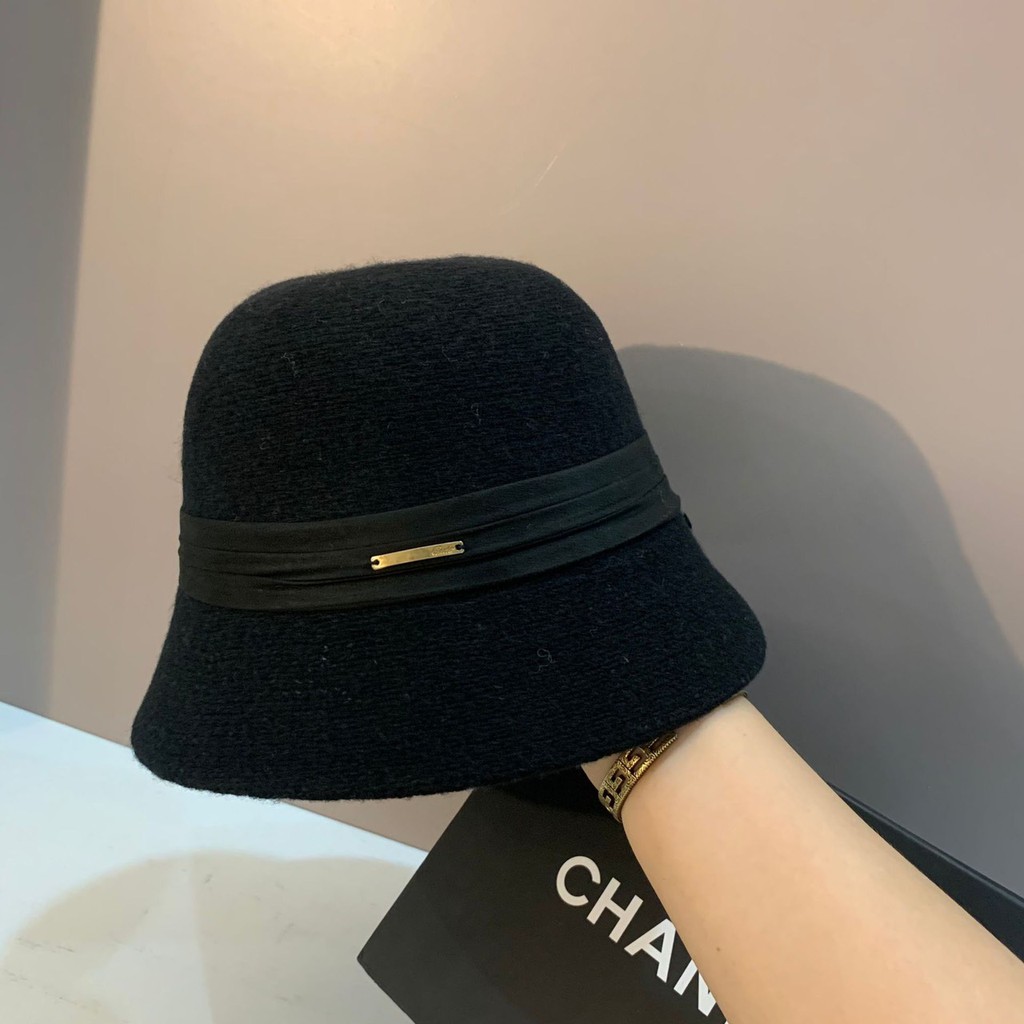 [Giá hủy diệt] Mũ lông thỏ mịn trơn xu hướng mới phong cách hàn