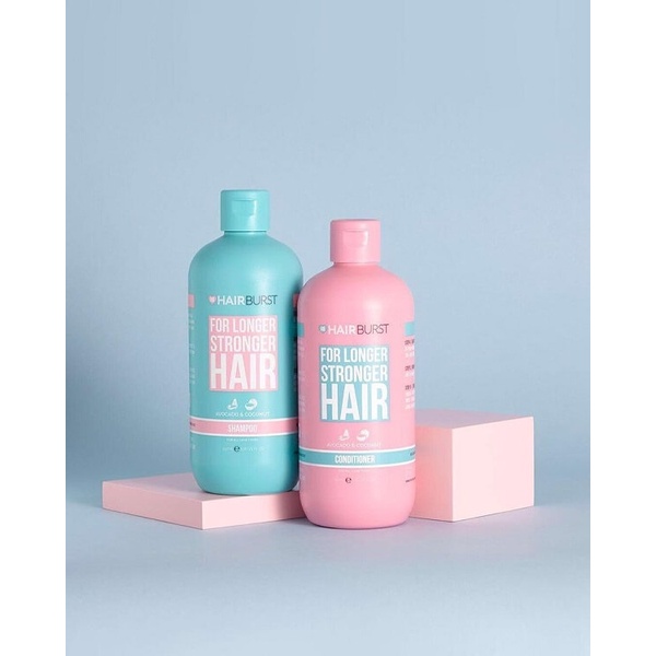 Combo Hairburst Kích Mọc Tóc (Set Gội Xả 350ml/chai + Kẹo Dẻo Vitamins 60 Viên) [NHẬP KHẨU CHÍNH HÃNG 100%]